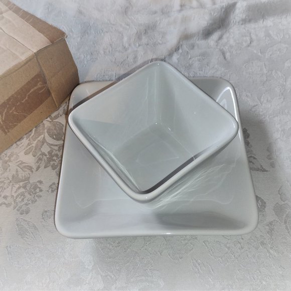 Lot De 3 Bols à Trempette Pampered Chef – Simple Additions – Motif Pois – Céramique Multicolore